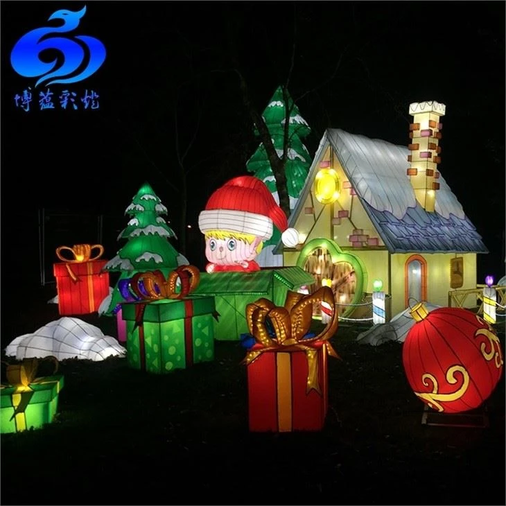 Chinese Silk Lantern Christmas Carnival Festival Lantern Decoration